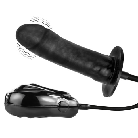 Dildo pompowane elektrycznie, z wibracjami, Bigger Joy, lateks, baterie Dildo pompowane elektrycznie, z wibracjami, Bigger Joy, lateks, baterie