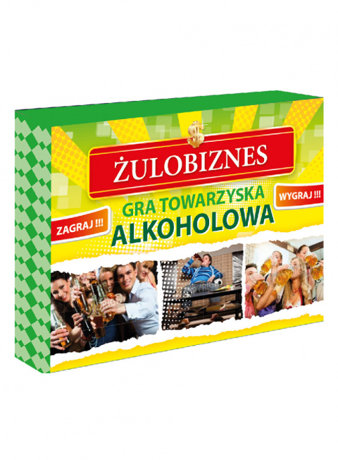 Gra planszowa Żulobiznes, imrezowa, towarzyska, typu monopoly, z kieliszkami. Gra planszowa Żulobiznes, imrezowa, towarzyska, typu monopoly, z kieliszkami.