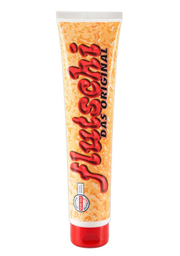 Żel/lubrykant hybrydowy Flutschi, zapach ambry, bezpieczny dla prezerwatyw, 200 ml