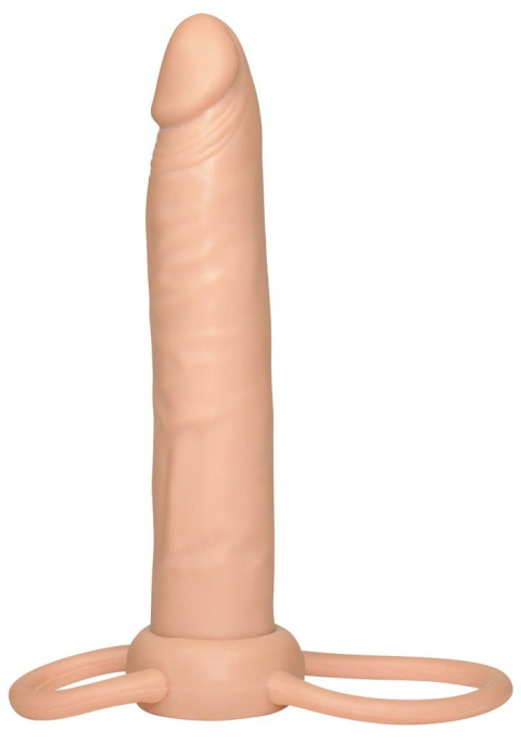 Dildo analne (strap-on) do podwójnej penetracji, pętle na penisa i jądra, TPR, You2Toys Dildo analne (strap-on) do podwójnej penetracji, pętle na penisa i jądra, TPR, You2Toys
