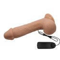 Dildo na przyssawce, z wibracjami (wibrator realistyczny), Johnson 9.2, Baile, baterie, TPR Dildo na przyssawce, z wibracjami (wibrator realistyczny), Johnson 9.2, Baile, baterie, TPR