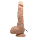 Dildo na przyssawce, Jason 9,8, z wibracjami (wibrator realistyczny), Baile, baterie, TPR Dildo na przyssawce, Jason 9,8, z wibracjami (wibrator realistyczny), Baile, baterie, TPR