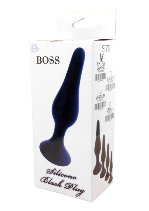 Korek analny na przyssawce (zatyczka analna z silikonu), rozmiar M, Boss of Toys Korek analny na przyssawce (zatyczka analna z silikonu), rozmiar M, Boss of Toys