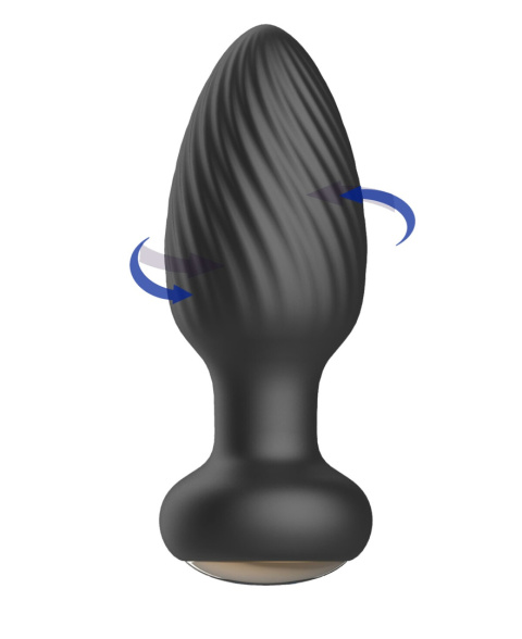 Korek analny (zatyczka, plug), wibracje, rotacje, pilot bezprzewodowy, silikon, USB, Boss of Toys Korek analny (zatyczka, plug), wibracje, rotacje, pilot bezprzewodowy, silikon, USB, Boss of Toys