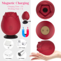 Masażer łechtaczki/sutków, ssący, róża Passionate, slikon, USB Masażer łechtaczki/sutków, ssący, róża Passionate, slikon, USB