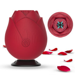 Masażer łechtaczki/sutków, ssący, róża Passionate, slikon, USB Masażer łechtaczki/sutków, ssący, róża Passionate, slikon, USB