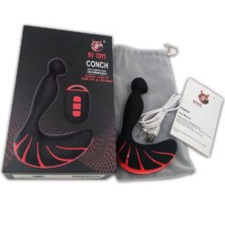 Masażer prostaty, wibrujący, pilot bezprzewodowy, silikon, USB, NV Toys, Conch Masażer prostaty, wibrujący, pilot bezprzewodowy, silikon, USB, NV Toys, Conch