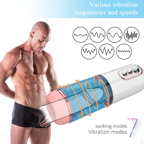 Masturbator wibrujący i ssący, FOX M20, USB Masturbator wibrujący i ssący, FOX M20, USB