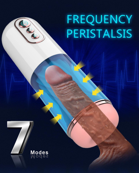 Masturbator wibrujący i ssący, FOX M20, USB Masturbator wibrujący i ssący, FOX M20, USB