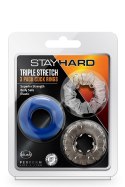 Pierścień/zestaw pierścieni erekcyjnych, Stay Hard, 3 szt, TPE, blush Pierścień/zestaw pierścieni erekcyjnych, Stay Hard, 3 szt, TPE, blush