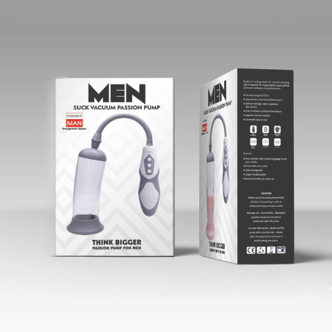 Pompka erekcyjna do penisa, próżniowa, elektryczna, USB, z uszczelką do masturbacji, Think Bigger Pompka erekcyjna do penisa, próżniowa, elektryczna, USB, z uszczelką do masturbacji, Think Bigger