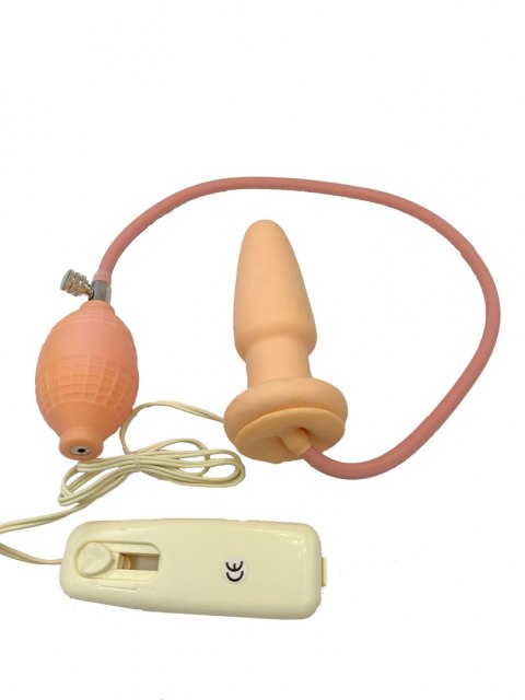 Pompowany korek analny, wihbracje, pilot na kablu, beterie, TPR, PowerEscorts Pompowany korek analny, wihbracje, pilot na kablu, beterie, TPR, PowerEscorts