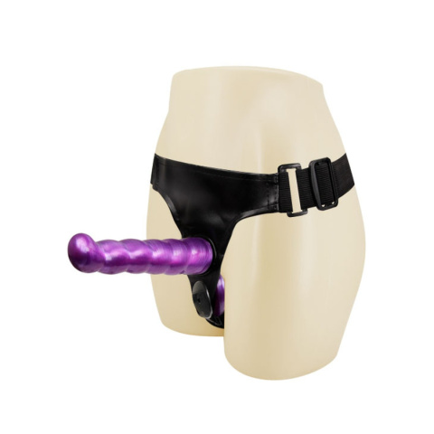 Strap-on z 2 dildami, do zakładania przez kobietę, Ultra, Baile, TPR Strap-on z 2 dildami, do zakładania przez kobietę, Ultra, Baile, TPR