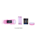 Wibrator Intimate Tease, potrójna stymulacja, giętki, baterie, TPR