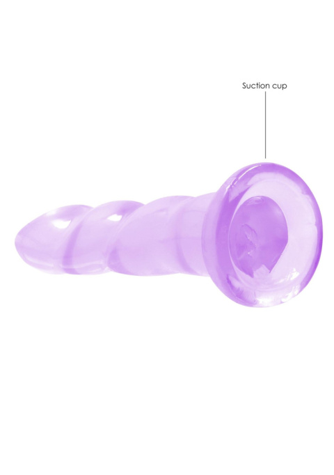 Dildo na przyssawce, 7.0, nierealistyczne o stopniowanej średnicy, krystalicznie fiołkowe, TPE Dildo na przyssawce, 7.0, nierealistyczne o stopniowanej średnicy, krystalicznie fiołkowe, TPE