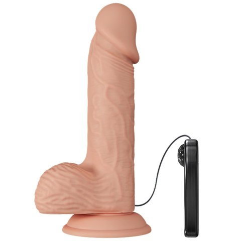 Dildo na przyssawce, z wibracjami, Catoblepas 8,1, TPR, baterie, Baile Dildo na przyssawce, z wibracjami, Catoblepas 8,1, TPR, baterie, Baile