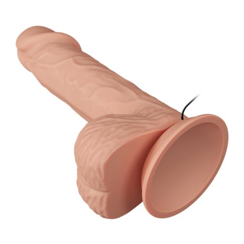 Dildo na przyssawce, z wibracjami, Catoblepas 8,1, TPR, baterie, Baile Dildo na przyssawce, z wibracjami, Catoblepas 8,1, TPR, baterie, Baile