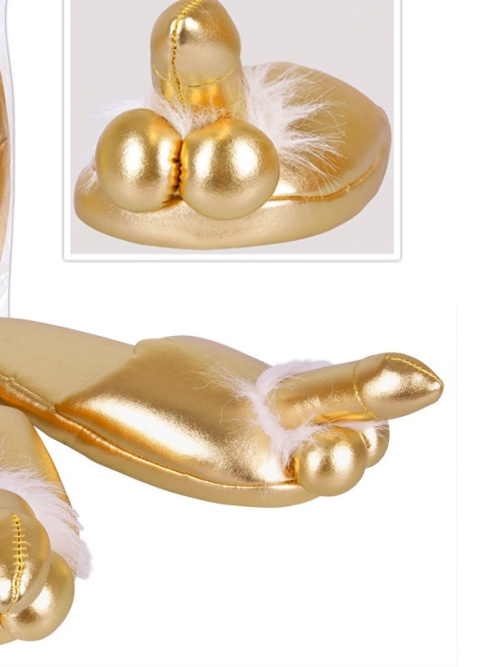 Kapcie - peniski, pluszowe, rozmiar 37-40, śmieszny gadżet