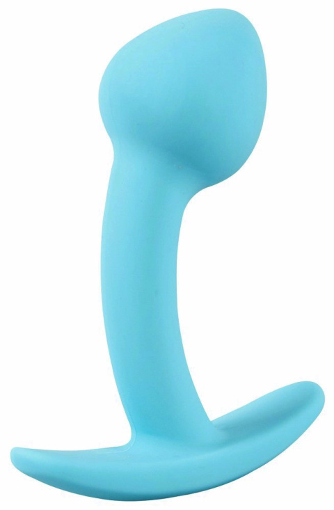 Korek analny (zatyczka analna, plug) Cuties Friendly, niebieski, silikon+PU Korek analny (zatyczka analna, plug) Cuties Friendly, niebieski, silikon+PU