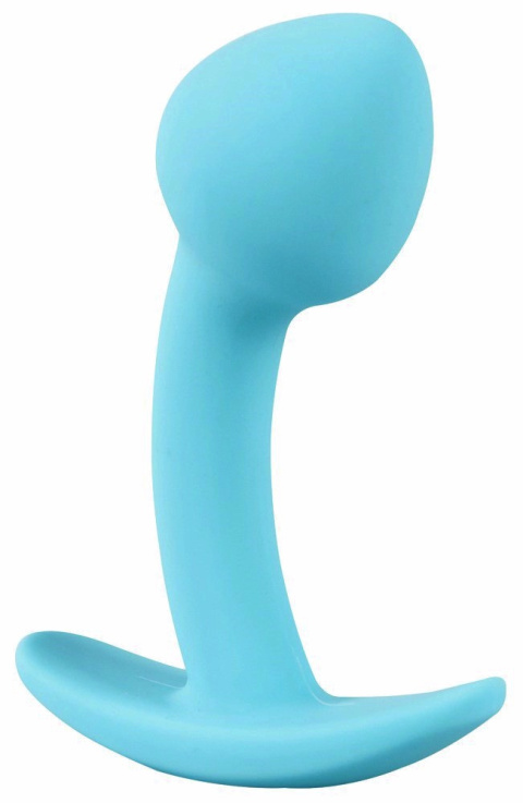 Korek analny (zatyczka analna, plug) Cuties Friendly, niebieski, silikon+PU Korek analny (zatyczka analna, plug) Cuties Friendly, niebieski, silikon+PU