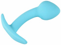 Korek analny (zatyczka analna, plug) Cuties Friendly, niebieski, silikon+PU Korek analny (zatyczka analna, plug) Cuties Friendly, niebieski, silikon+PU
