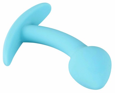 Korek analny (zatyczka analna, plug) Cuties Friendly, niebieski, silikon+PU Korek analny (zatyczka analna, plug) Cuties Friendly, niebieski, silikon+PU