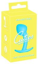 Korek analny (zatyczka analna, plug) Cuties Friendly, niebieski, silikon+PU Korek analny (zatyczka analna, plug) Cuties Friendly, niebieski, silikon+PU