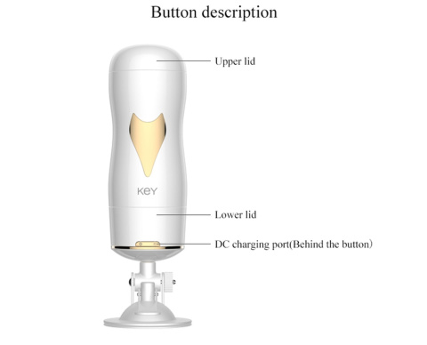Masturbator dwustronny, usta i wagina, wibrujący, na przyssawce, USB, cyberskóra, Foxshow White. Masturbator dwustronny, usta i wagina, wibrujący, na przyssawce, USB, cyberskóra, Foxshow White.