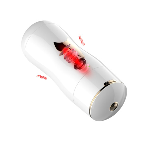 Masturbator dwustronny, usta i wagina, wibrujący, na przyssawce, USB, cyberskóra, Foxshow White. Masturbator dwustronny, usta i wagina, wibrujący, na przyssawce, USB, cyberskóra, Foxshow White.