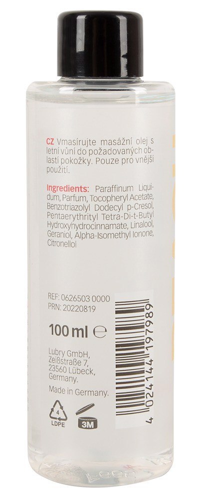 Olejek/oliwka do masażu, lekka konsystencja, świeży zapach, Just Play, 100 ml Olejek/oliwka do masażu, lekka konsystencja, świeży zapach, Just Play, 100 ml
