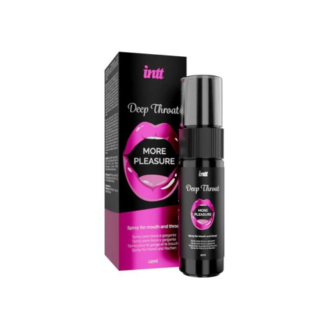 Spray Deep Throat (glębokie gardło), ułatwiający głęboki seks oralny, 12 ml, INTT Cosmetics Spray Deep Throat (glębokie gardło), ułatwiający głęboki seks oralny, 12 ml, INTT Cosmetics