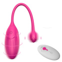 Wibrujące jajko (masażer, stymulator, wibrator), Flower Power, sterowane pilotem bezprzewodowo, USB, silikon Wibrujące jajko (masażer, stymulator, wibrator), Flower Power, sterowane pilotem bezprzewodowo, USB, silikon