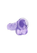 Dildo na przyssawce, bardzo duże, 10.0, krystalicznie fiołkowe, TPE Dildo na przyssawce, bardzo duże, 10.0, krystalicznie fiołkowe, TPE