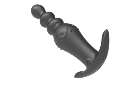 Korek analny z wibracjami i pilotem bezprzewodowym, można nosić w każdej pozycji, silikon, USB Korek analny z wibracjami i pilotem bezprzewodowym, można nosić w każdej pozycji, silikon, USB