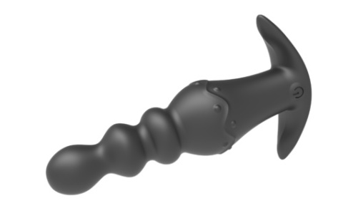 Korek analny z wibracjami i pilotem bezprzewodowym, można nosić w każdej pozycji, silikon, USB Korek analny z wibracjami i pilotem bezprzewodowym, można nosić w każdej pozycji, silikon, USB