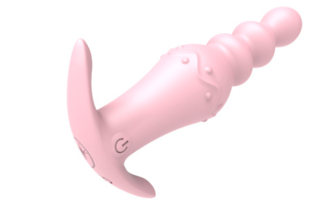 Korek analny z wibracjami i pilotem bezprzewodowym, można nosić w każdej pozycji, silikon, USB Korek analny z wibracjami i pilotem bezprzewodowym, można nosić w każdej pozycji, silikon, USB