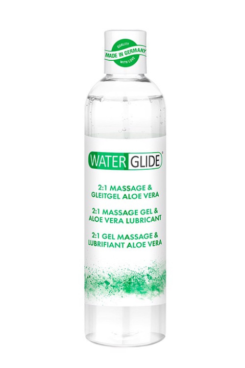 Lubrykant (żel poślizgowy) wodny, Waterglide Aloe Vera, mocno nawilżający, 300 ml Lubrykant (żel poślizgowy) wodny, Waterglide Aloe Vera, mocno nawilżający, 300 ml