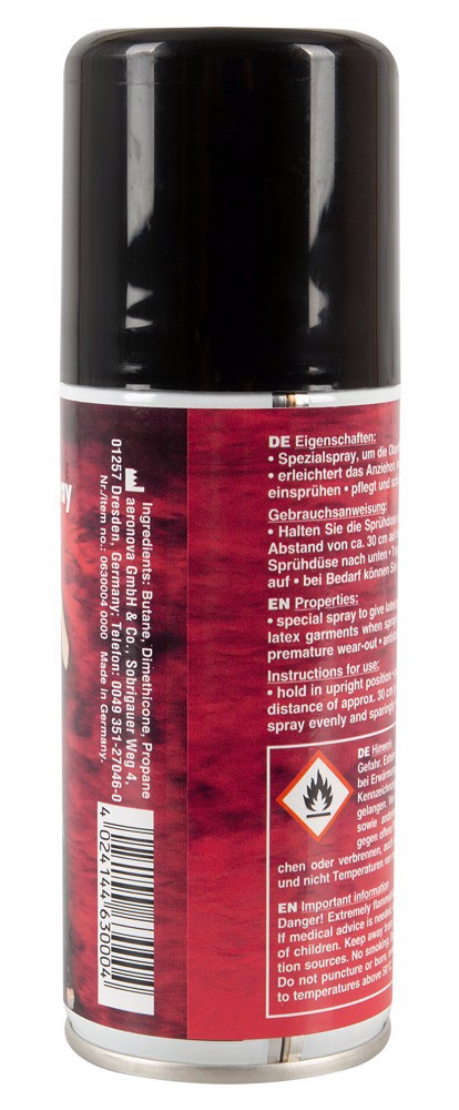 Preparat (spray) do czyszczenia i pielęgnacji (konserwacji) lateksu, 100 ml Preparat (spray) do czyszczenia i pielęgnacji (konserwacji) lateksu, 100 ml