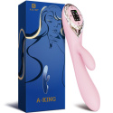 Wibrator Kistoy, A-King, z displayem, pompowany, USB, silikon Wibrator Kistoy, A-King, z displayem, pompowany, USB, silikon