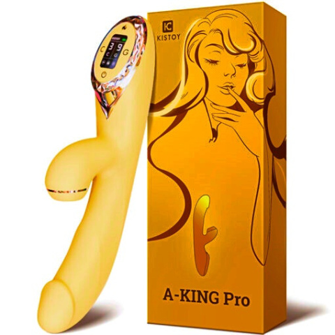 Wibrator premium, Kistoy A-King Pro ze stymulacją łechtaczki falami powietrza Wibrator premium, Kistoy A-King Pro ze stymulacją łechtaczki falami powietrza