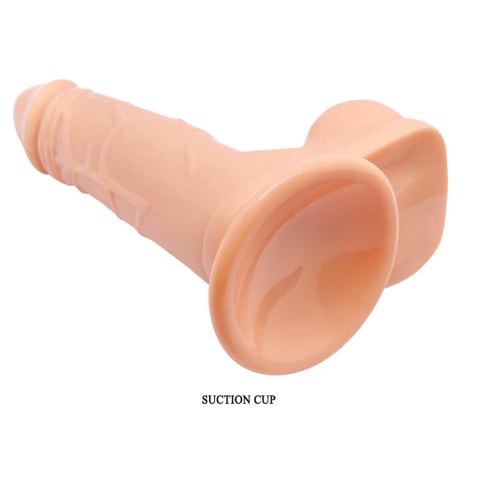 Wibrujące dildo na przyssawce, ruch rotacyjny, Barbara 5,7, Genie, pilot na kablu, TPR Wibrujące dildo na przyssawce, ruch rotacyjny, Barbara 5,7, Genie, pilot na kablu, TPR