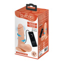 Wibrujące dildo na przyssawce, ruch rotacyjny, Barbara 5,7, Genie, pilot na kablu, TPR Wibrujące dildo na przyssawce, ruch rotacyjny, Barbara 5,7, Genie, pilot na kablu, TPR
