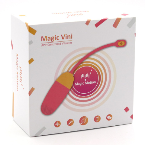 Jajko wibrujące, sterowane telefonem, Magic Vini, stymulator/masażer na aplikację Jajko wibrujące, sterowane telefonem, Magic Vini, stymulator/masażer na aplikację