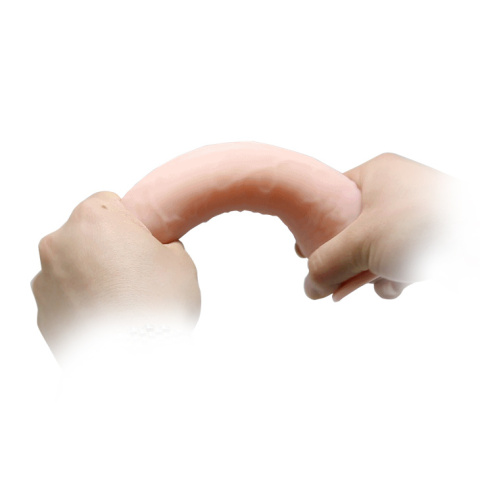 Klasyczne dildo z cyberskóry na przyssawce, z kręgosłupem, bez wibracji, TPR, Barbara 8,3 Klasyczne dildo z cyberskóry na przyssawce, z kręgosłupem, bez wibracji, TPR, Barbara 8,3