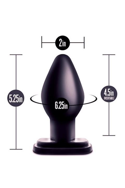 Korek analny XL, Adventures, na podstawce, PVC, bez wibracji Korek analny XL, Adventures, na podstawce, PVC, bez wibracji
