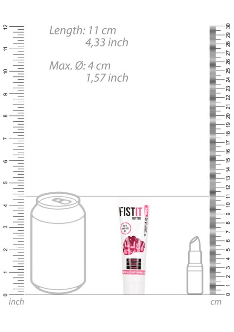 Lubrykant (żel, masło, krem) Fist It Butter, mała tubka, 25 ml, hybrydowy, do ekstremalnej penetracji Lubrykant (żel, masło, krem) Fist It Butter, mała tubka, 25 ml, hybrydowy, do ekstremalnej penetracji