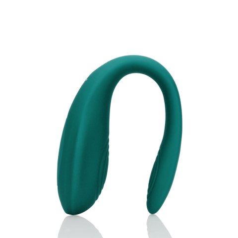 Masażer, stymulator dla par, do użytku podczas stosunku, zielona podkówka, pilot bezprzewodowy, silikon, USB Masażer, stymulator dla par, do użytku podczas stosunku, zielona podkówka, pilot bezprzewodowy, silikon, USB