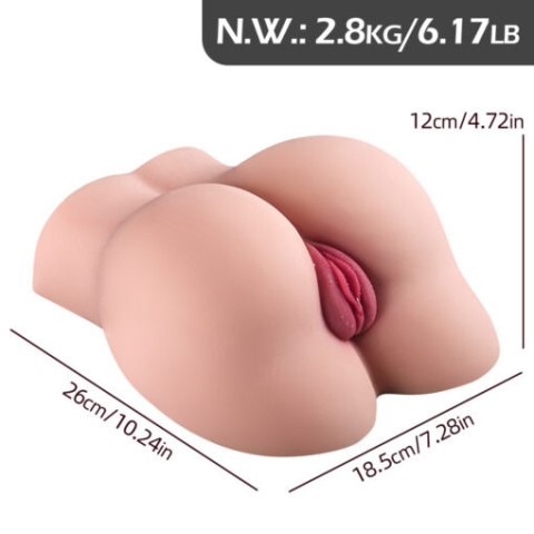 Masturbator, sztuczna pochwa i anus, replika ciała, Teen Honey, cyberskóra, 2,8 kg Masturbator, sztuczna pochwa i anus, replika ciała, Teen Honey, cyberskóra, 2,8 kg