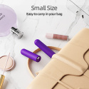 Mini masażer uniwersalny typu bullet, silikon, USB