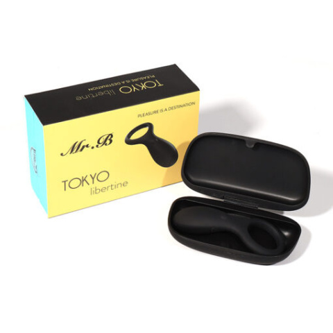 Pierścień na penisa, z wibracją, do użytku podczas stosunku, Mr.B.Tokyo, silikon, USB Pierścień na penisa, z wibracją, do użytku podczas stosunku, Mr.B.Tokyo, silikon, USB
